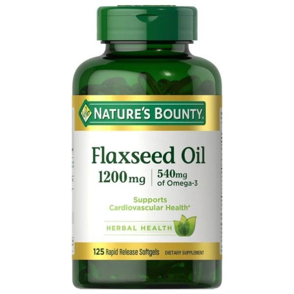 Flax Oil 1200 Mg 25% More Fr 125