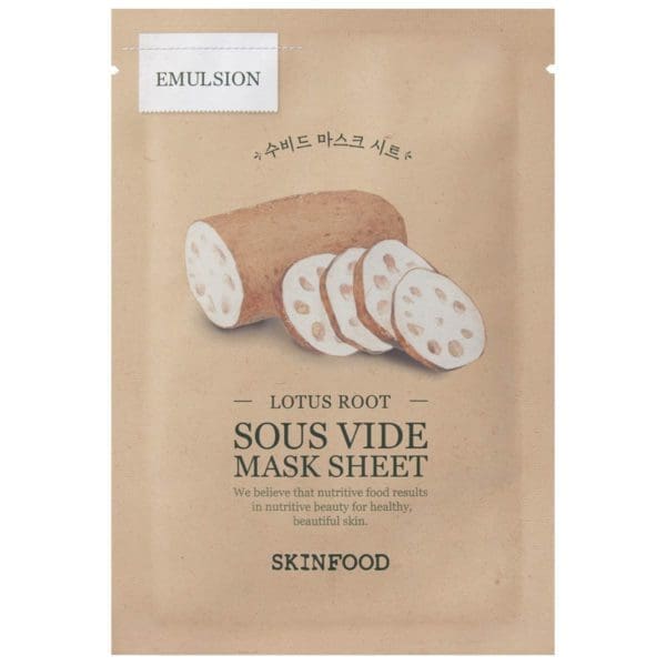 Lotus Root Sous Vide Mask Sheet